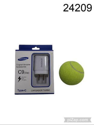 Imagen de CARGADOR CABEZAL + CABLE USB C/FICHA C SAMSUNG 3.25
